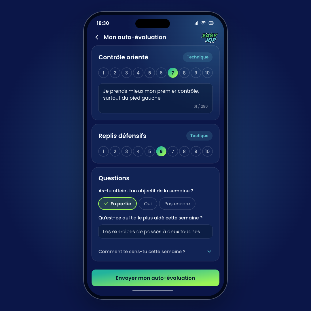 Aperçu de l'interface EasyIDP
